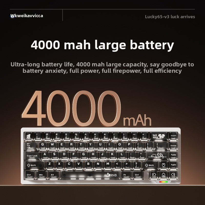 WEIKAV Lucky65 V3 Aluminum All - Tech Desktop Accessories บทวิจารณ์และราคา