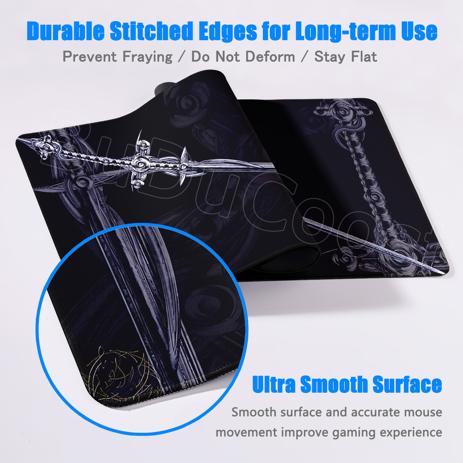 Cool Sword-wielding Girl Desig - Tech Desktop Accessories บทวิจารณ์และราคา
