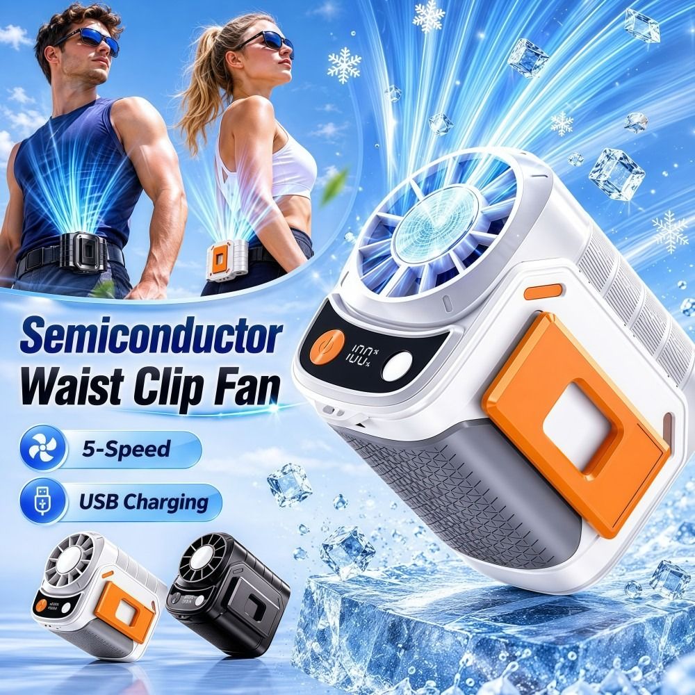 Clip on Waist Clip Fan 5-Speed - Usb Fan Silent บทวิจารณ์และราคา
