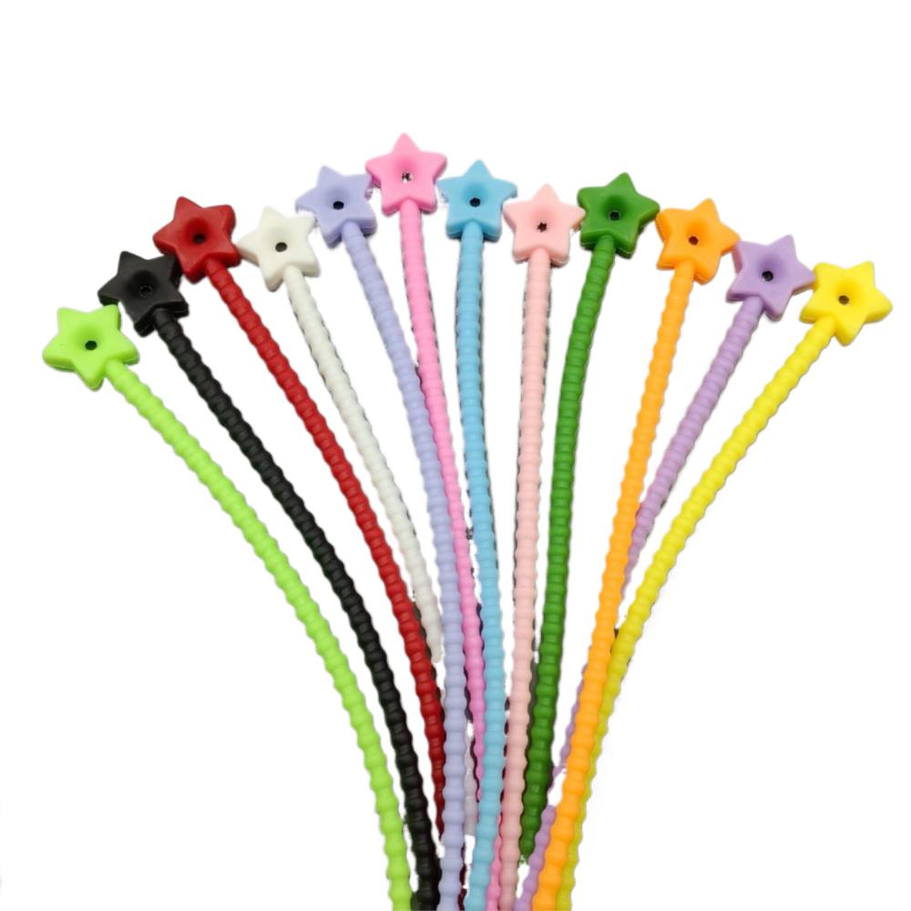 10Pcs Flower Star Silicone Cab - Cable Organizer Bag บทวิจารณ์และราคา