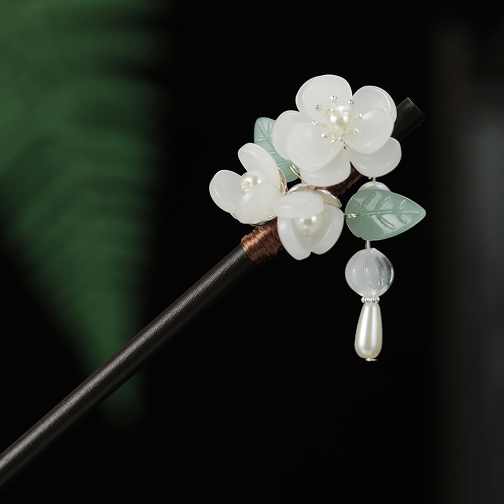 Retro Flower Hairpin With Pear - Tech Hair Accessories บทวิจารณ์และราคา