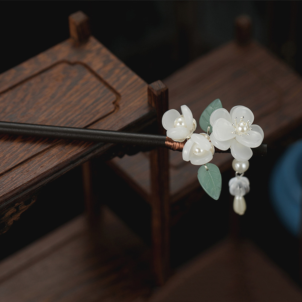 Retro Flower Hairpin With Pear - Tech Hair Accessories บทวิจารณ์และราคา